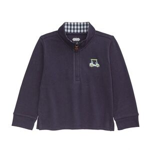 Mud Pie Navy Blue Kids Golf Quarter-Zip Sweatshirt 2T 3T 4T 5T